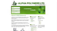 Desktop Screenshot of alpha-polymers.com